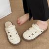Breathable Two Wear Hole Sandals Women Wear Summer New Retro Versatile Sandals