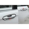 Chrome Steel Exterior Side Door Handle Cover Trim 8PCS For Ford Edge 2015-