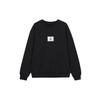 Jordan Logo Patch Crew Neck Loose Pullover Sweatshirt Men Sweatshirt Black FB6935-010