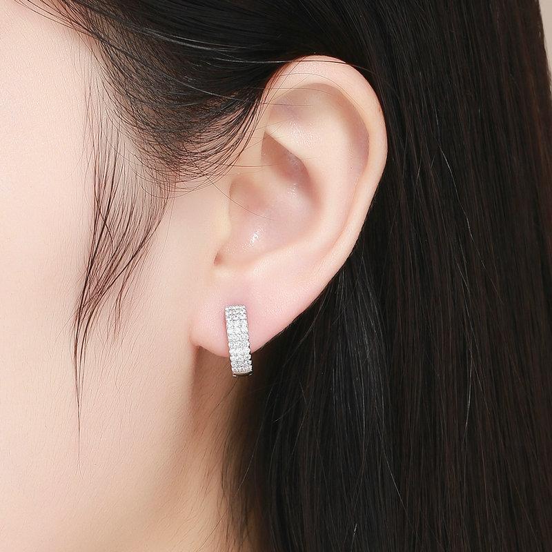 BAMOER Классические серьги из стерлингового серебра 925