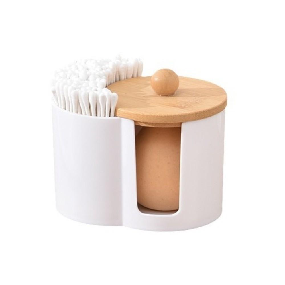 Прозрачный органайзер для ватных шариков Прозрачный контейнер для хранения Новый бокс для ватных палочек