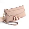 Women Vintage Soft Leather Wristlet Wallet Clutch Purses Portable Outdoor Handbag Shopping Commuting Bags