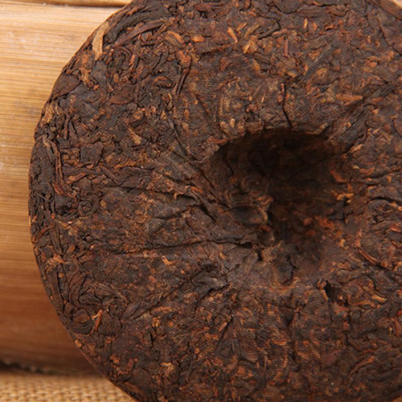 2019 Yunnan Qizi Puer Cake Tea Старый вкус Шу Пуэр 100 г Китайский спелый чай Пуэр