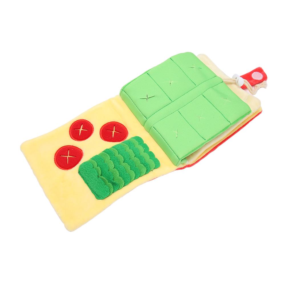 Dog Sniffing Book Slow Feeding Brain Stimulating Interactive Cute Dog Digging Toys Puppy Puzzle Toys for Pet Supplies