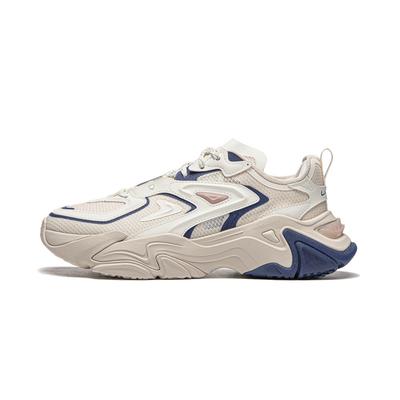 Li Ning Серия CF Su Стратегия тысячи линий Амортизация Отскок Низкий верх Повседневная обувь Женская повседневная обувь Серая Белая Синяя AGLU142-6