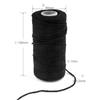 Multicolor 100m Long/100Yard Crafts Macrame DIY Twisted Cord Cotton Rope Home Textiles Linen String