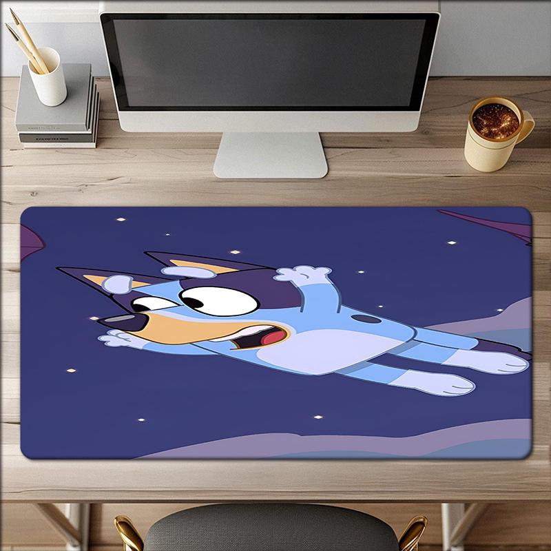 Bluey Theme Mouse Pad, Non Slip Rubber Base, Multifunctional Office & Home Decor, Perfect for Workspace Personalization.