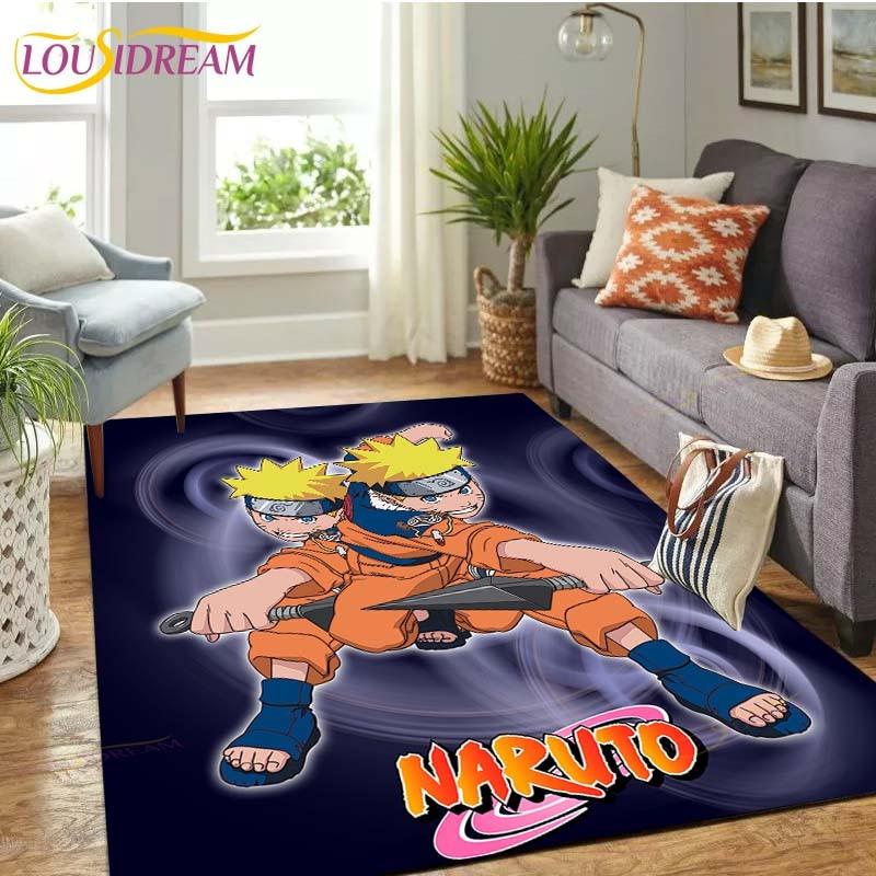 Новые ковры с рисунком Наруто, детские ковры для ползания, коврики для чайного стола для гостиной, коврик для спальни, моющиеся напольные коврики, бытовой коврик