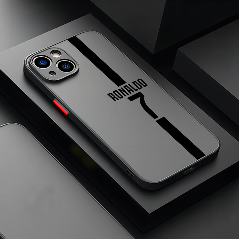 Известные футболисты C-CR7 Чехол для телефона для iPhone 17 16e 16 15 14 13 12 11 Mini Pro Air Max X XR XSMax Plus Матовый Прозрачный Чехол