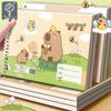 Capybara & Pufferfish A4 Spiral Drawing Book for Kids