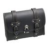 Motorcycle Leather Side Tool and Saddle Storage Tool Large Bag, Case, Waterproof, Heavy-Duty, Old-Style (Black, Lockable, American-Style Pouch,