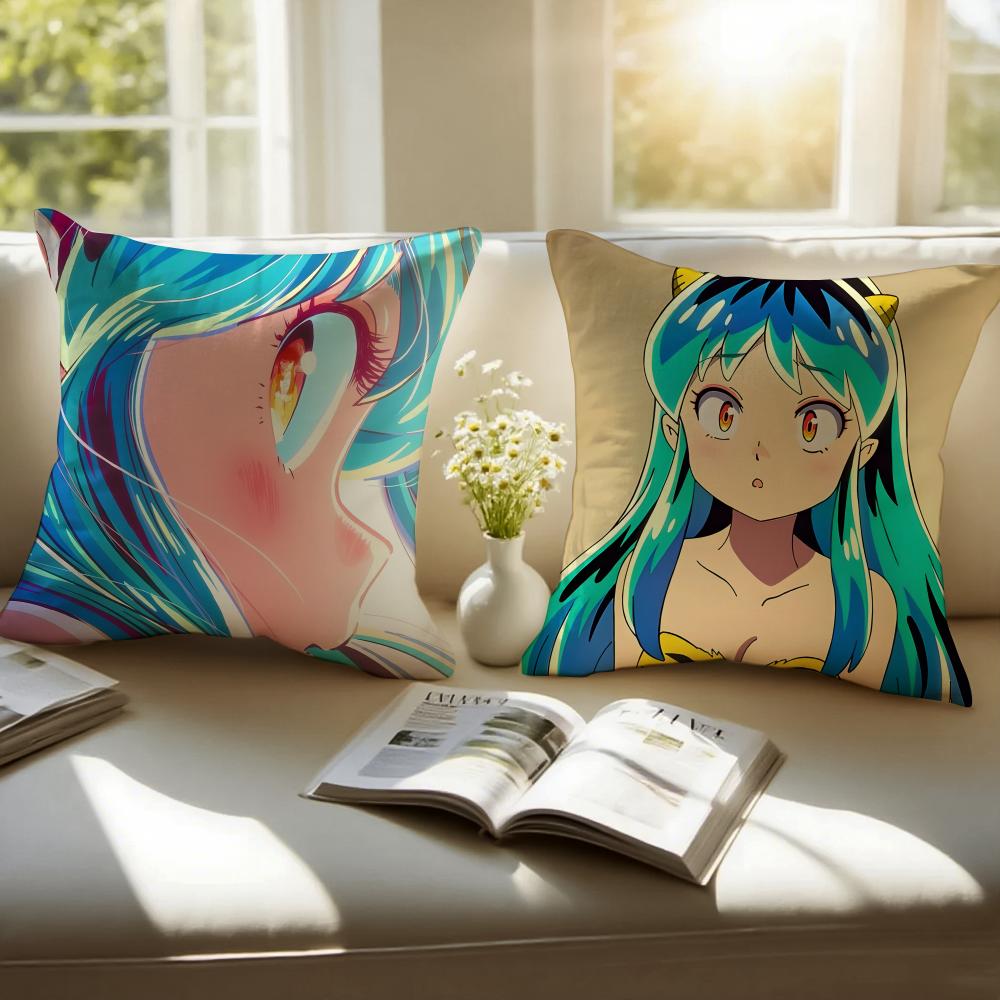 Urusei Y-Yatsura АНИМАЦИОННЫЙ ФИЛЬМ Наволочка Чехол для Подушки Мягкая Стирка Наволочка Многоцелевой Для Дивана Кровати Путешествий Офиса