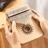 Hluru Kalimba 21 Keys Wood Maple 17 Keys Hollow Kalimba for Kids Gift Mbira Sanza Thumb Piano For Beginner Musical Instrument