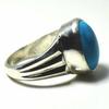Кольцо из стерлингового серебра 925 пробы с натуральной бирюзой ручной работы, подарок, бесплатная доставка