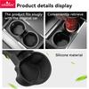 Smabee for Tesla Model Y Juniper Launch/Standard RWD/YL 2025 2026 Car Central Console Water Cup Holder TPE Cup Box Tidying
