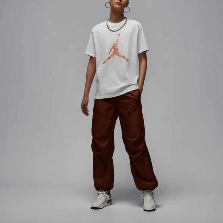 Jordan Пуловер Удобная Простая Футболка с Коротким Рукавом Женские Топы HV0199133