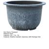 Large Plant Pot, Retro Flowerpot with Drainage Hole, Fruit Tree Water Lily Planter for Indoor Outdoor Plants Patio Garden Decor