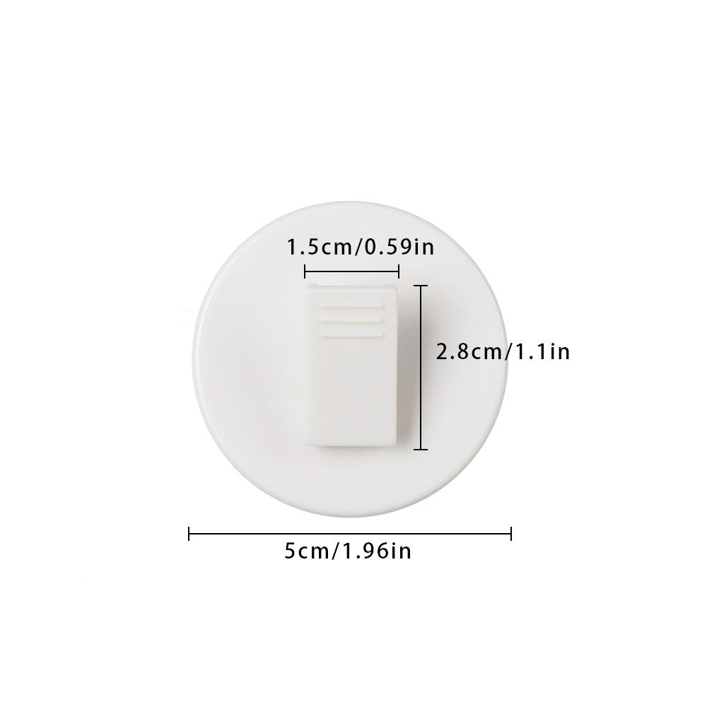 1pcs Bathroom Seamless Splash Guard Self Adhesive Fixing Clip Shower Curtain Clips Windproof