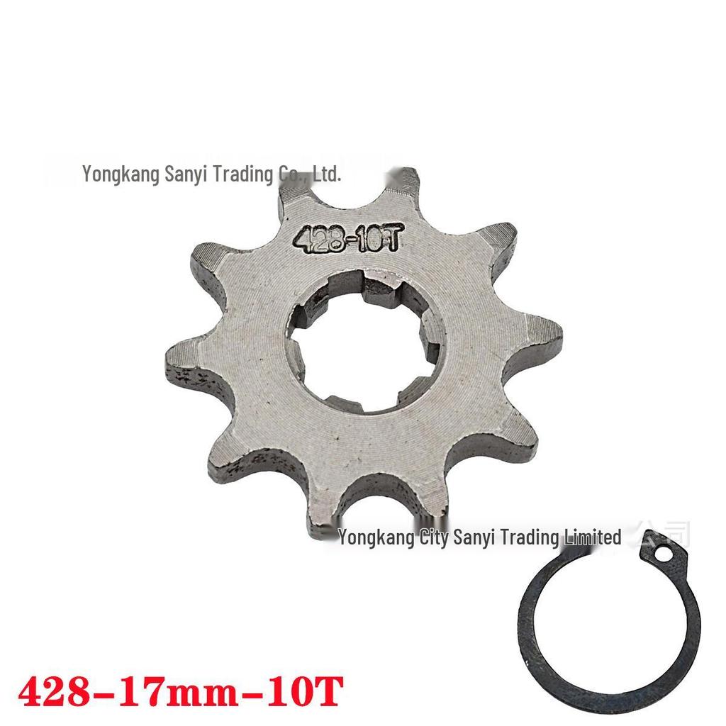 428 Type Motorcycle Engine Small Chain Sprocket, 10-19 Teeth Variable Speed Freewheel Modification Gear Parts