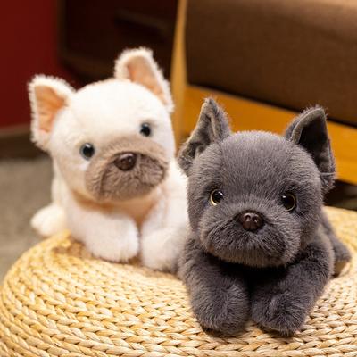 Имитация питбульдога, плюшевая игрушка, кукла, милый питомец, щенок, детская сопровождающая кукла, подарок