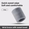 1 Pc Towel Sports Wrist Bands Tennis Sweat Bands Wrist Guard Basketball Fitness Sweatbands Wrist Wrap Wrist Protection Badminton