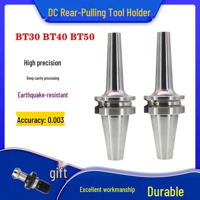 High Precision BT30/40/50 Pull-back Tool Holder DC06/08/12 for High-Speed Deep Hole Collet and Small Diameter Milling Cutter.