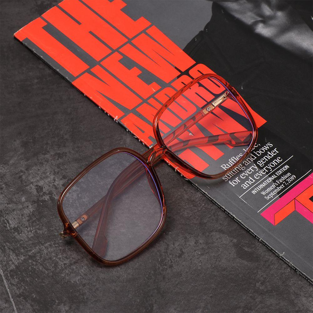 Портативные очки для коррекции зрения. Квадратные очки. Оправа очков. Оптические очки, блокирующие синий свет.