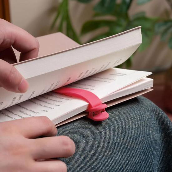 Умная закладка, силиконовый держатель для книг, аксессуары, эластичная, гибкая, уникальный дизайн, закладка для чтения для любителей чтения