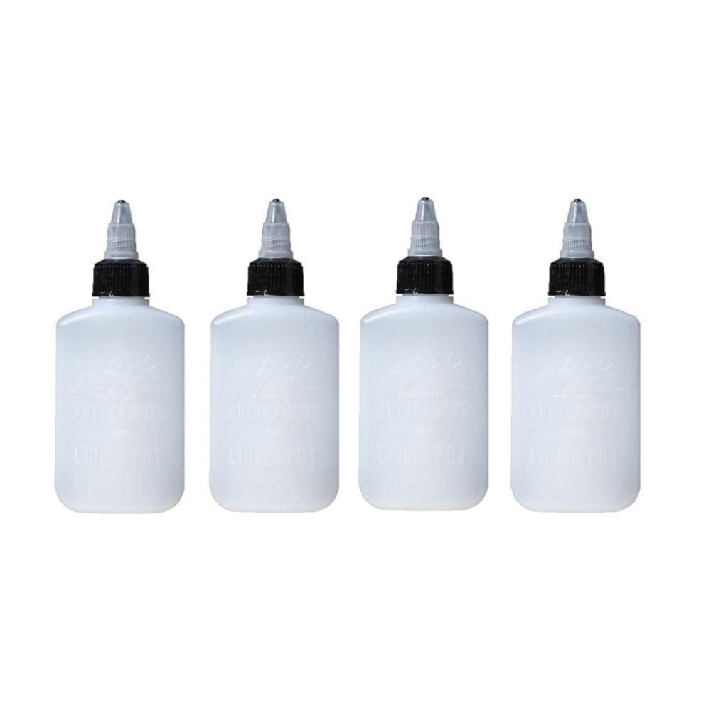 4pcs Plastic BBQ Oil Dispenser 100ml Squeeze Sauce Bottles Outdoor Oil Bottle Ketchup