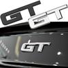 1Pcs 3D Metal Car GT Logo Sticker Auto Rear Trunk Emblem Nameplate Decor Replace Accessories