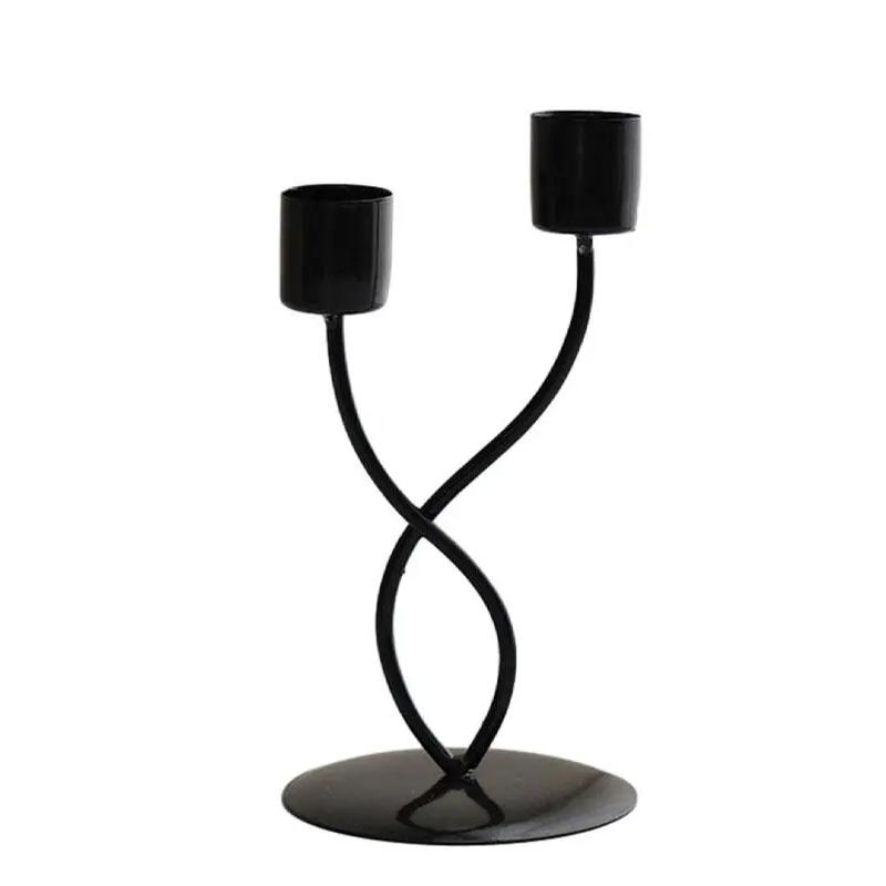 1Pc Classic European Style Single Head Home Decoration Candle Holder Candlestick Wedding Props