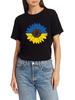 Ukraine Sunflower Graphic Print Women's Shirts Summer Ukraine Harajuku Unisex Tops Tees Women Short Sleeve Casual T-shirt Female