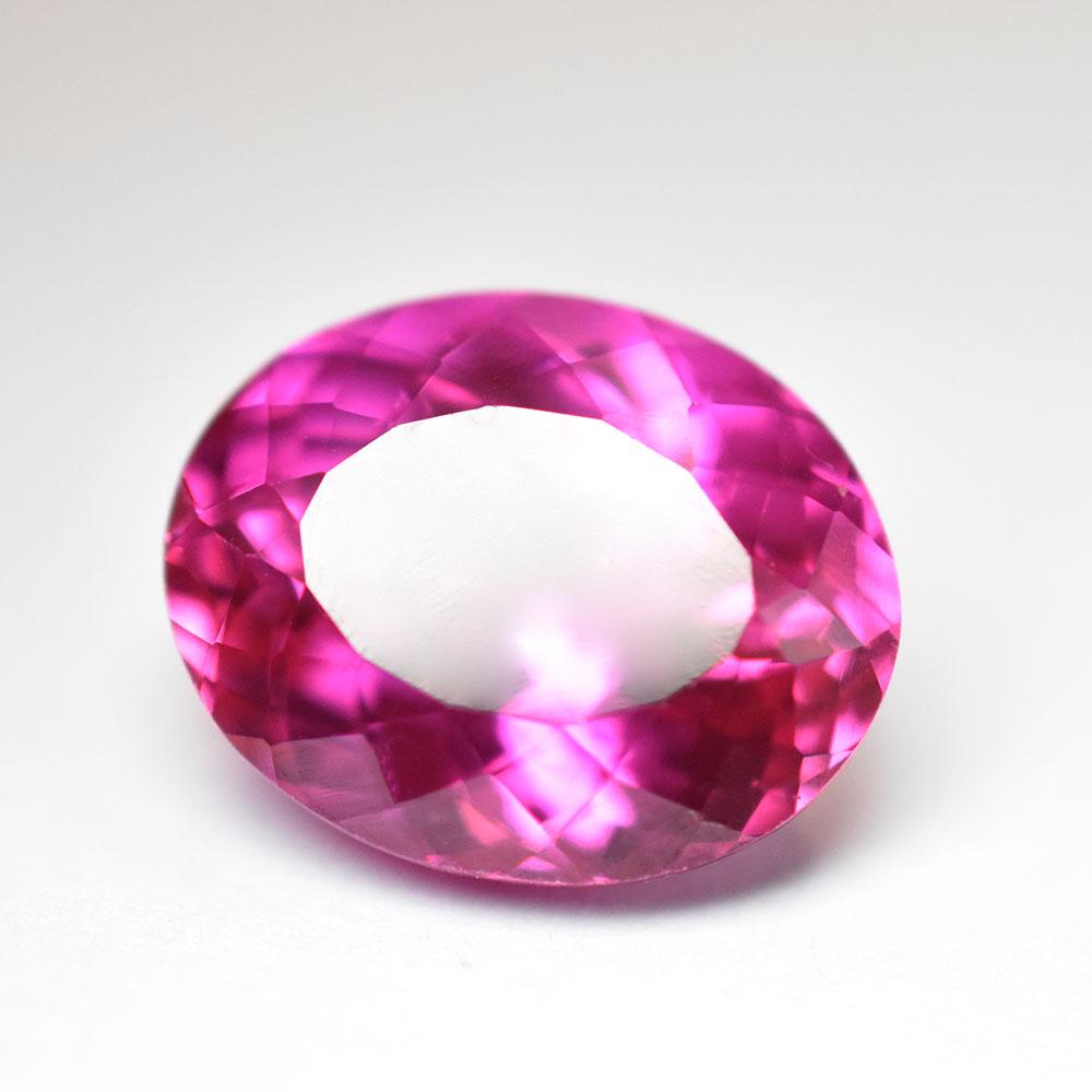 Certified Pink Natural Tourmaline 12.50 Ct Brillant Oval Cut Loose Gemstone