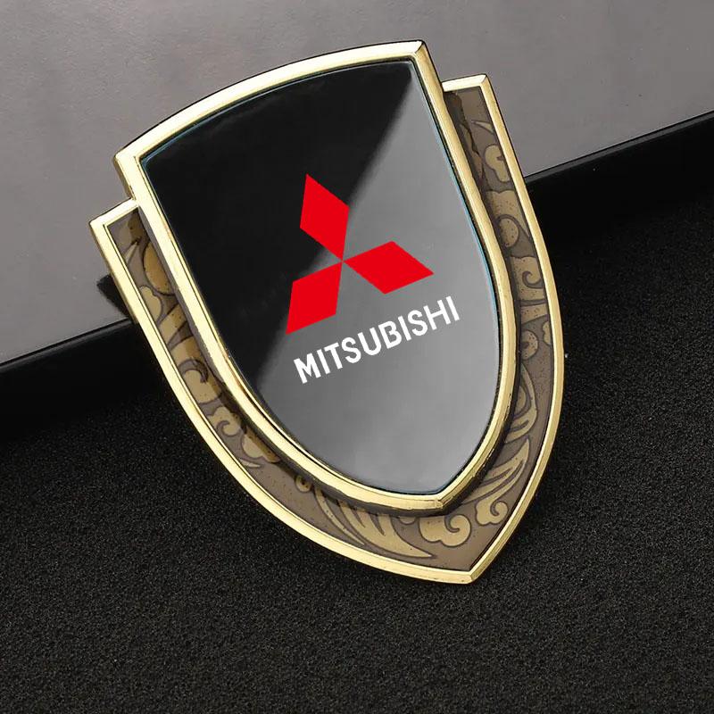 3D Металлические Стайлинг Кузова Декоративные Наклейки-Щитки на Крыло для Mitsubishi L200 ASX Pajero Sport Outlander LANCER EX Colt RALLIART