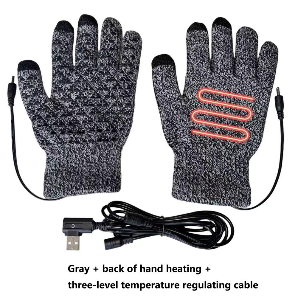 Thickened Electric Heating Gloves Touchscreen Hand Warming Gloves Touchscreen Gloves Winter
