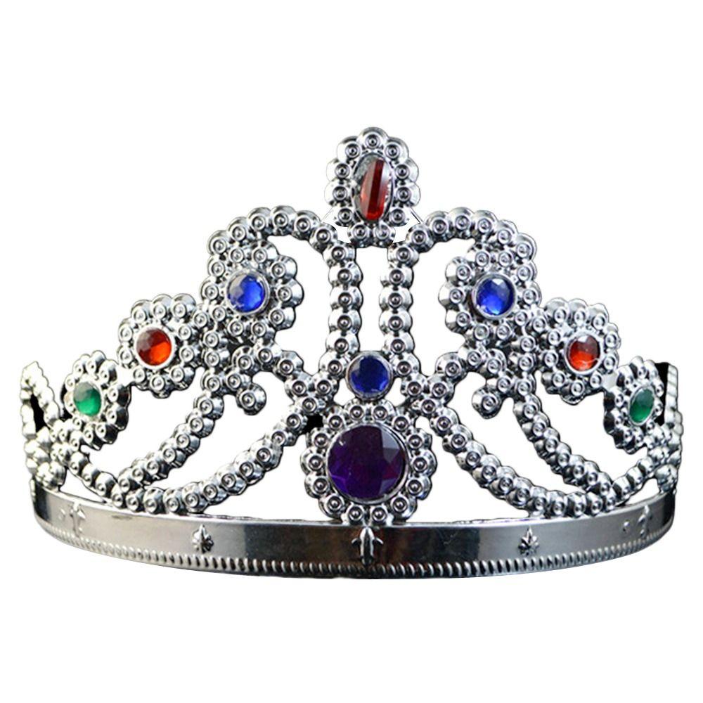 Charles Coronation Ceremony Hairpin King'S Crown Circular Tiaras Princess Crown Nine Diamond Crown