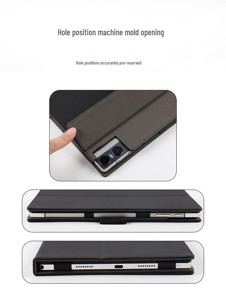 Кожаный чехол для Tab15 Pro: Защитный чехол для планшета 10,5 дюйма с подставкой для рук