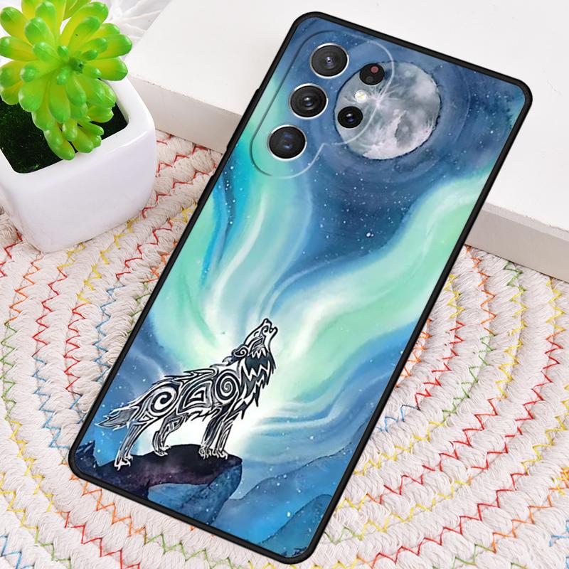 Чехол из ТПУ 'Волчья Луна' Для Samsung Galaxy note 10 pro S26 S25 S24 S23 S22 Ultra Plus S21 FE S20 Ударопрочный Чехол