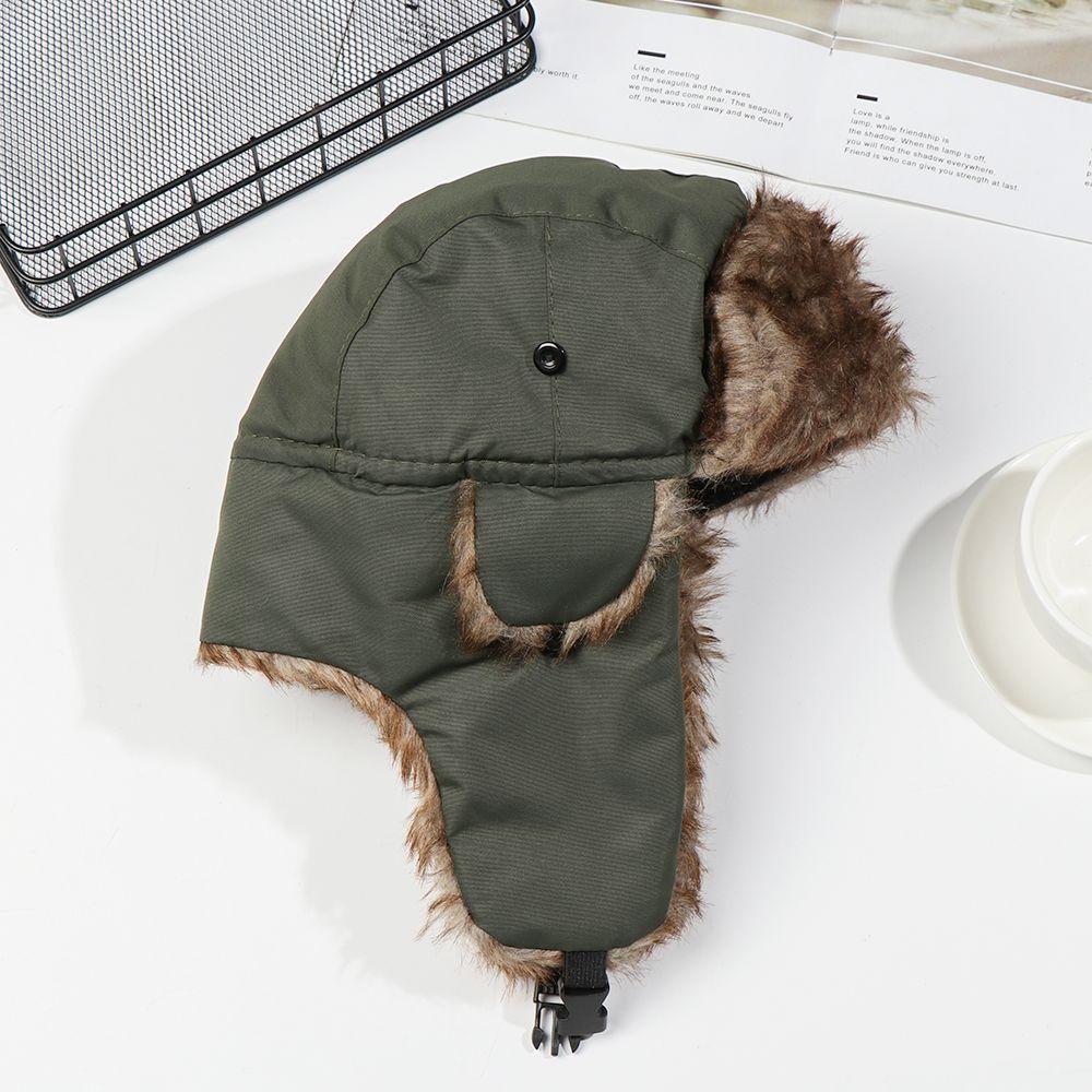 Outdoors Fur Trapper Ski Hat Winter Cap Russian Ushanka Winter Hats