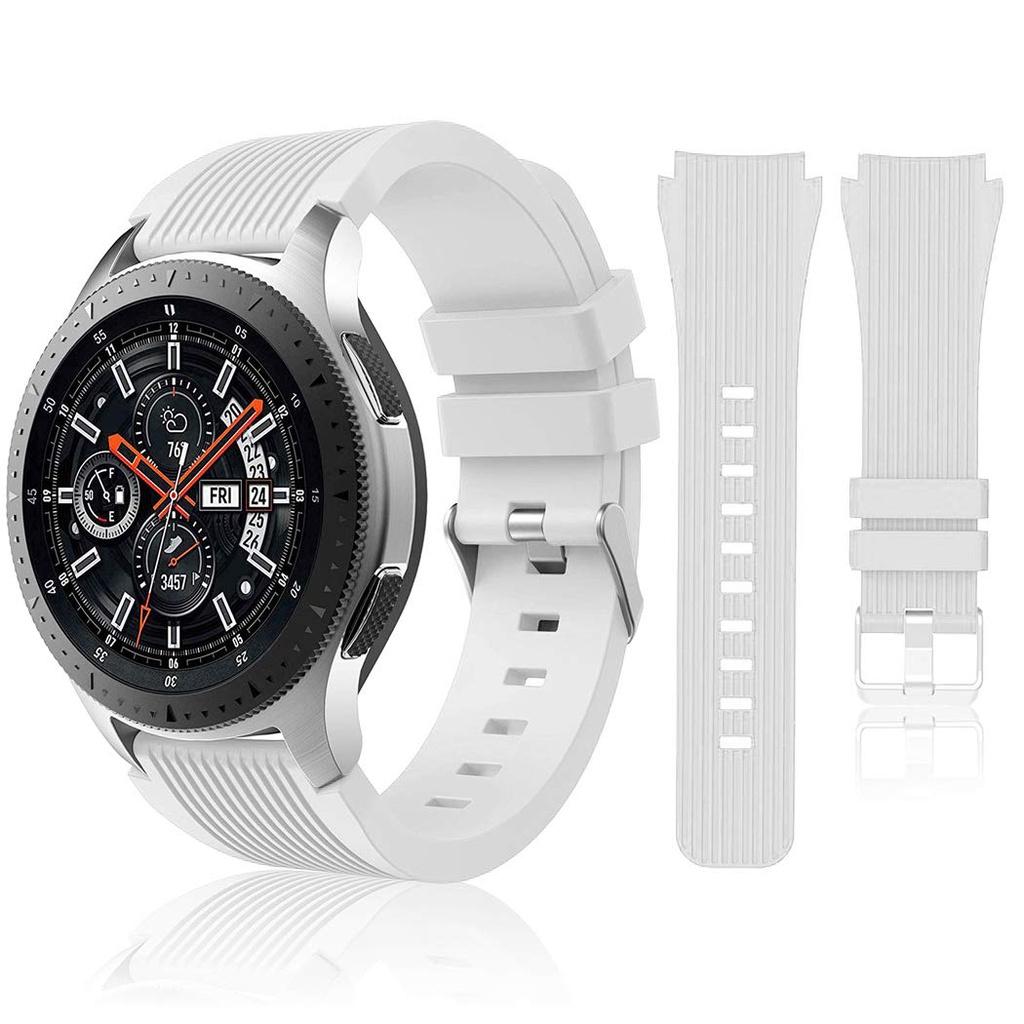 22мм 20мм Силиконовый ремешок для Samsung Galaxy Watch 3 45мм/ GT2 46мм/Gear S3 Браслет для Amazfit Balance GTR 47мм Ремешок
