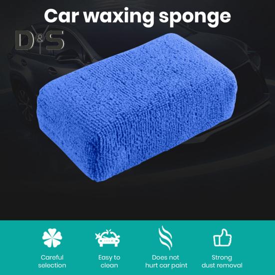Мягкий аппликатор из микрофибры, супер водопоглощающая автомобильная губка для мытья воском, чистящая подушечка, автомобильные аксессуары