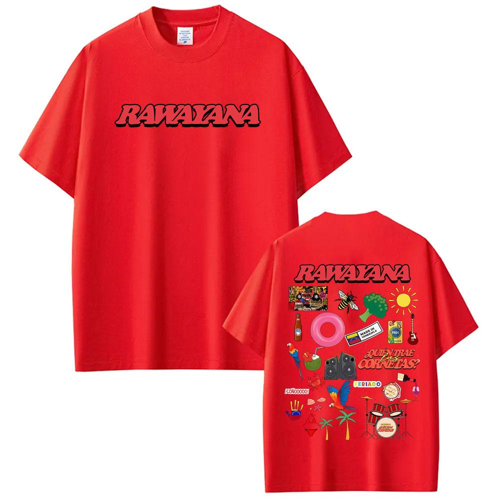 Rawayana ¿Donde Es El After Album Tour Printed T Shirts Unisex Women Fashion Gothic Tshirt Unisex Summer High Quality ONeck T Shirt