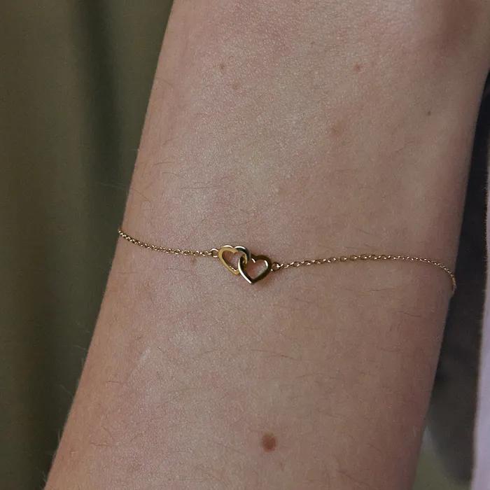14k Hearty Heart Bracelet