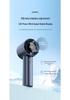Handheld Mini Fan with 100 Gears, Digital Display, USB Charging & Phone Holder