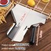 Stainless Steel Single-Handle French Fry Shovel - Ideal for Burger Shops
