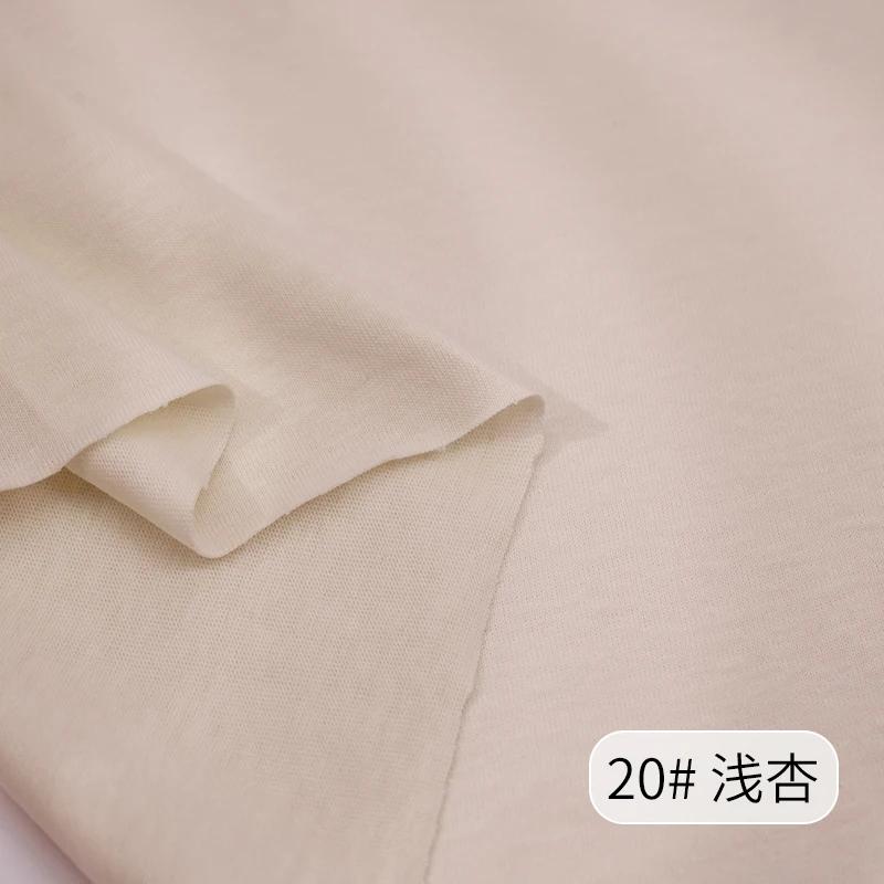 185x50см Мягкая Дышащая Чистый Хлопок Трикотажная Ткань для Изготовления Футболок, Базовых Рубашек, Платьев, Ткани для Одежды Ручной Работы DIY K302986