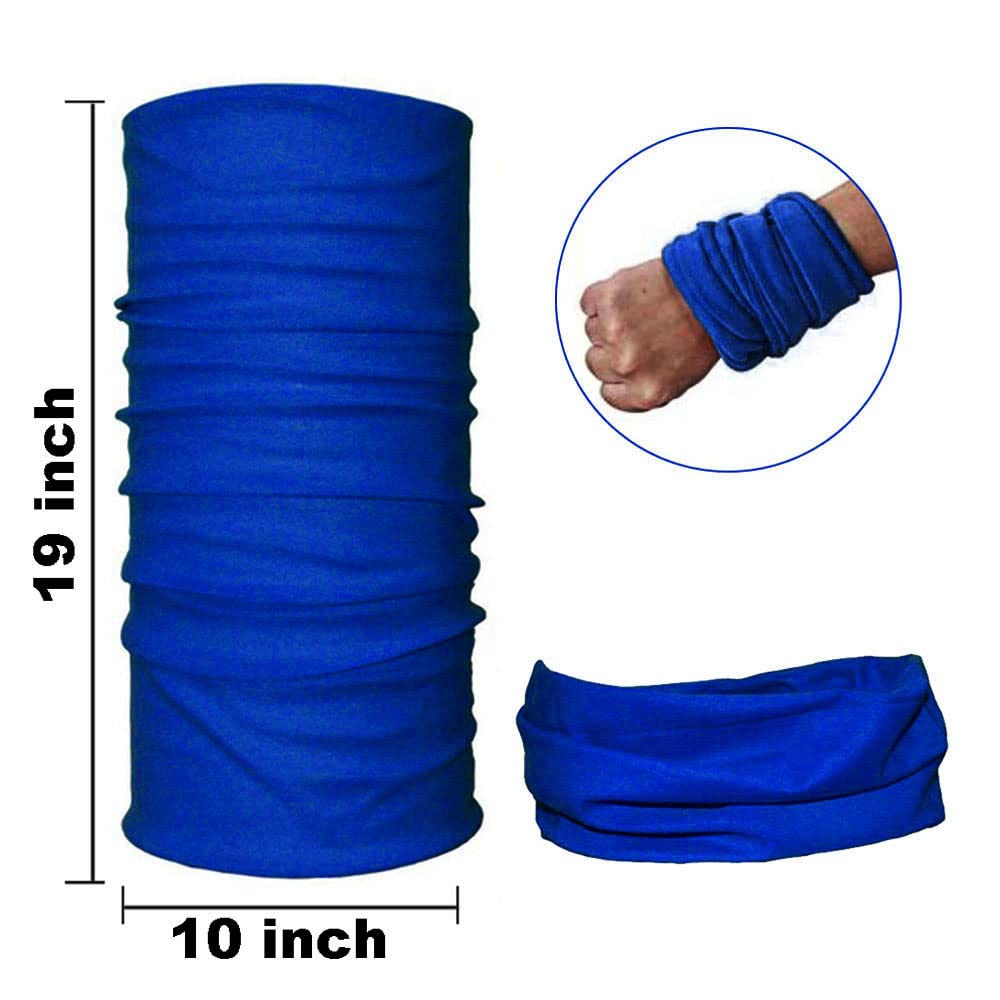 Мука Шарф-бандана бесшовный для лица однотонный для пыли для улицы 25,5 см x 48 см, желтый