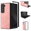 For Samsung Galaxy Z Fold Special Case Cowhide Texture Hard PC+PU Protective Phone Cover