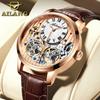 AILANG Новые швейцарские автоматические механические часы с двойным турбийоном, оригинальные мужские часы