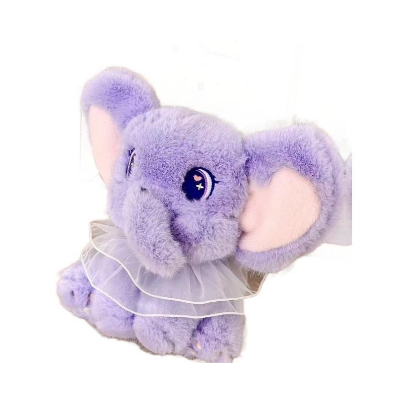 Plush Elephant Toy Soft Stuffed With Pp Cotton Filling For Kids Birthday Gift